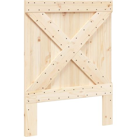 Tête de lit 80x104 cm bois massif de pin (1/5)