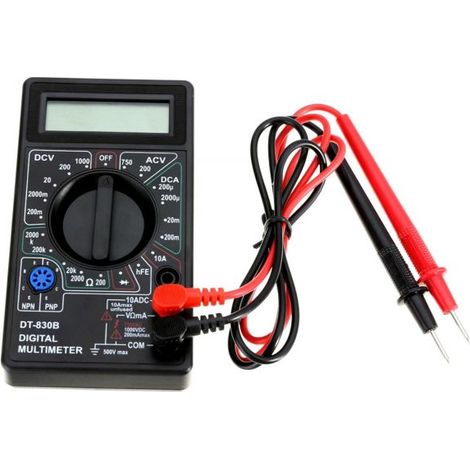 Digitale LCD multimetro voltmetro amperometro Tester Volt AC DC Meter DT-830B (1/5)