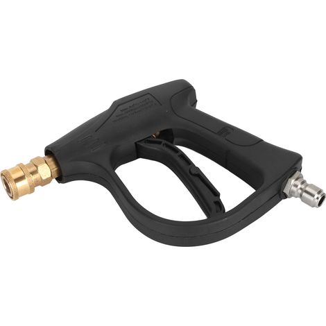 Lanceur haute pression en cuivre pur 4350PSI poignée pulvérisateur avec raccord rapide 3/8 pouce pour nettoyage voiture (1/5)