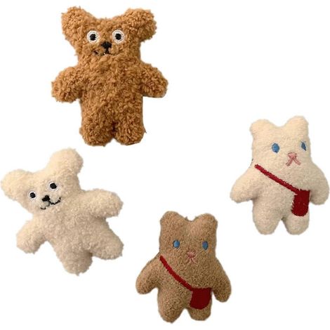 Aimants de réfrigérateur en peluche ours 3D - Décoration intérieure (1/5)