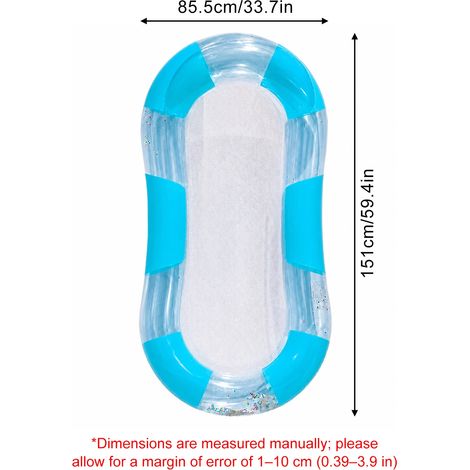 matelas flottant gonflable en PVC pour adultes, idéal pour la plage ou la piscine.