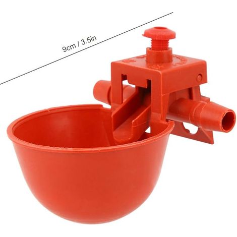 Chicken Drinker Poultry Drinker, Chicken Poultry Drinker Water Bowl Cup Drinking Water Tool Cage Accessories (1/4)