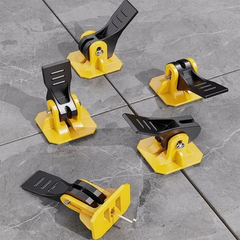 Pinces de sol en porcelaine, kit de nivellement de céramique pour carrelage, système de nivellement de carrelage, outils professionnels (1/5)