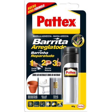 HENKEL nural barrita arreglatodo 48 gramos standar , Nural Barrita Arreglatodo 48 Gramos Standar- Barra de 48 gramos.- Fácil de aplicar: se aplica sólo con las manos. R (1/10)