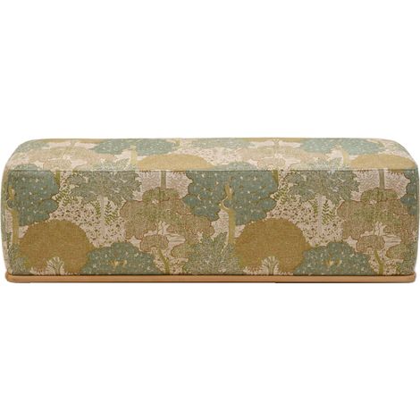 Banc en Bois et jacquard Alisia ARNEL (1/4)