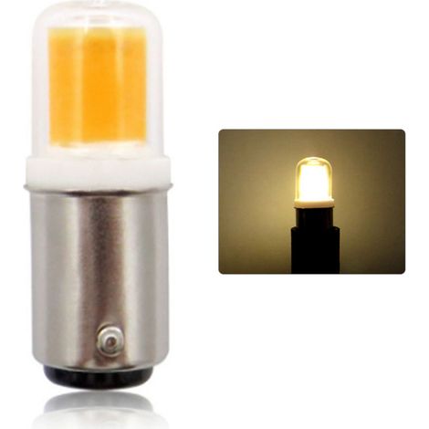 Ba15D Sortie De La Lumiere De La Lampe Diode Ac220V Cob155112 5W Remplacer La Lampe Halogene Pour Light Chandelier (Blanc Chaud) - MSBD (1/4)