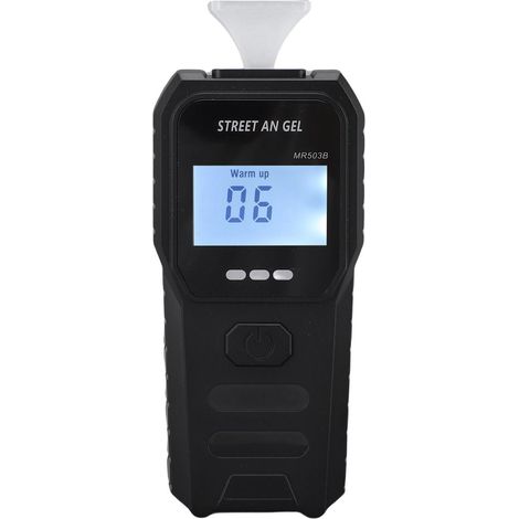 Alcootest portable de haute précision, de qualité professionnelle, avec écran numérique LCD et 5 embouts buccaux. (1/5)