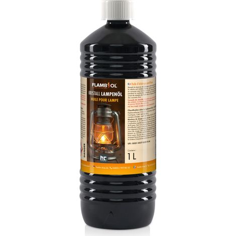 Höfer Chemie Gmbh – Huile de paraffine désaromatisée pour lampe – 1 L – Combustion sans résidus – Sécurisée pour enfants – Utilisation intérieure et extérieure