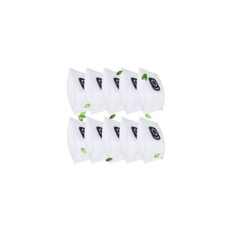 10 pcs sacs à poussière pour aspirateurs Rowenta Hygiene + Silence Force, Compact Power et X-Trem Power (+ZR200520 ZR200720) (1/4)