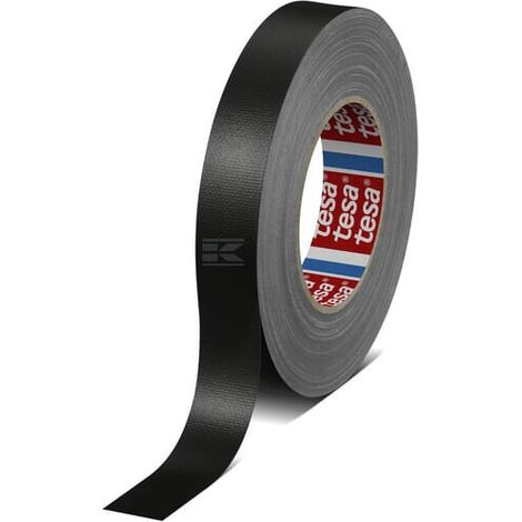 Nastro in tessuto rivestito in PE standard'nero 50 m x 25 mm TesaBAND TESA T046880000500
