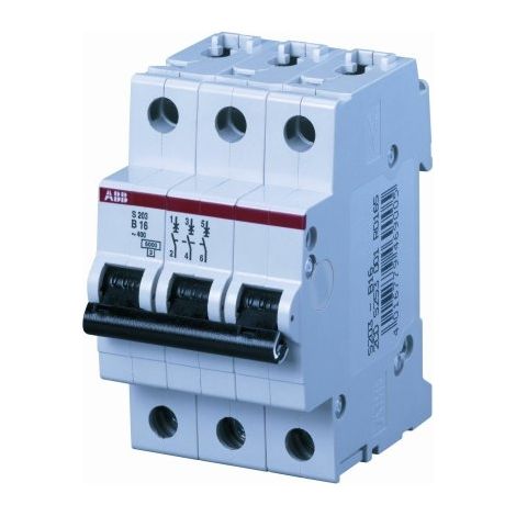 Interruptor ABB s203-c13 13 A 3 polos