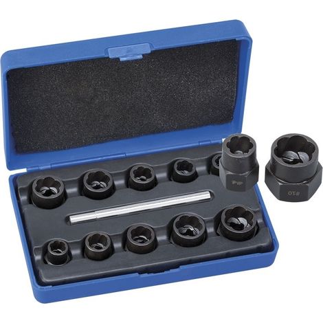 Juego de extractores de vasos para tuercas y tornillos Fervi E005