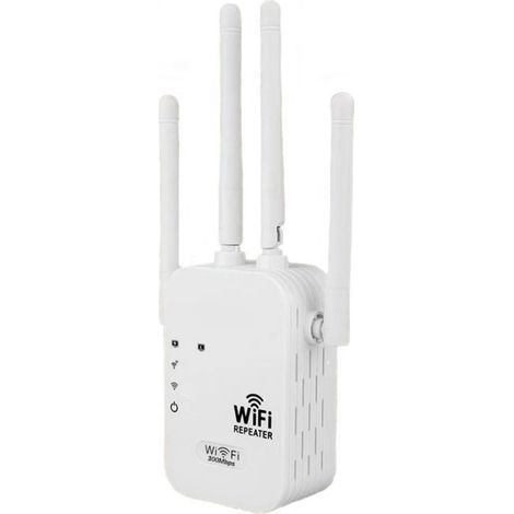 Dualband-WLAN-Repeater (2,4 GHz und 5 GHz) – 1200 Mbit/s – Reichweite bis zu 120 m – Bluetooth 5.0-Adapter – Für Zuhause, Büro, Wohnung – 1 Stück (1/5)