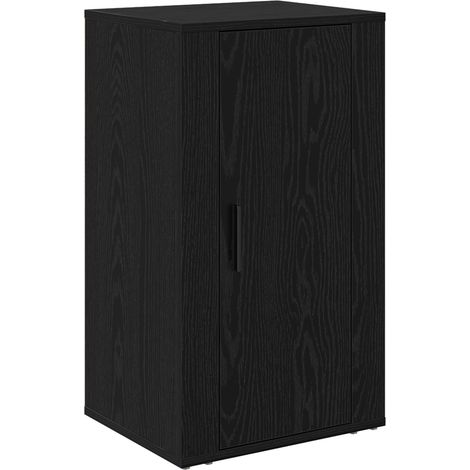 Maison Exclusive - Credenza Rovere Nero 40 x 33 x 70 cm Legno multistrato