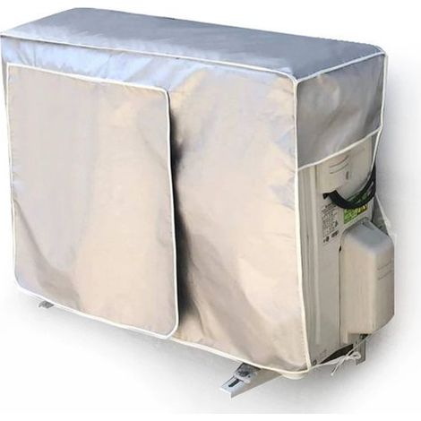 Housse de protection pour climatiseur extérieur 92 x 35 x 69 cm, étanche, avec grille de ventilation, pour unité extérieure (1/5)
