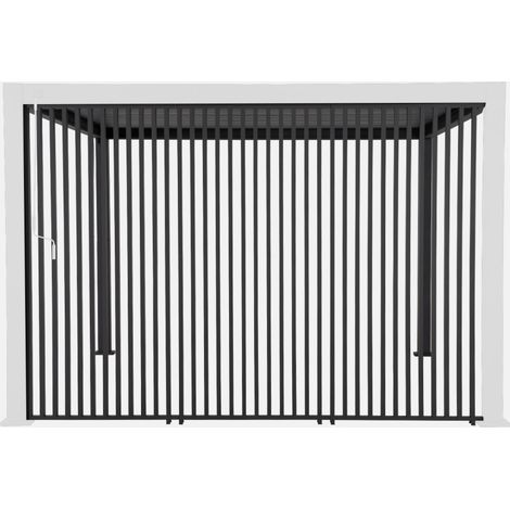 Set di 3 persiane verticali 1.3m per pergola bioclimatica