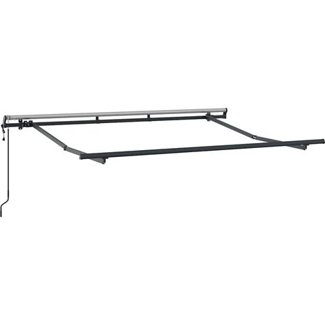 Maison Exclusive - Markisenrahmen Anthrazit 3 x 2 m Metall