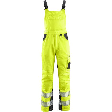 Warnschutz-Latzhose ALABAMA leuchtgelb/grau Größe 68 (1/5)