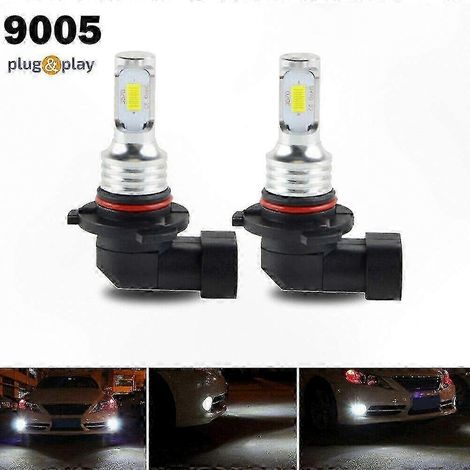 6000K weiße LED-Scheinwerferlampen, 80W 8000LM Fern- und Abblendlicht-Umrüstsatz für Fahrzeuge (1/5)
