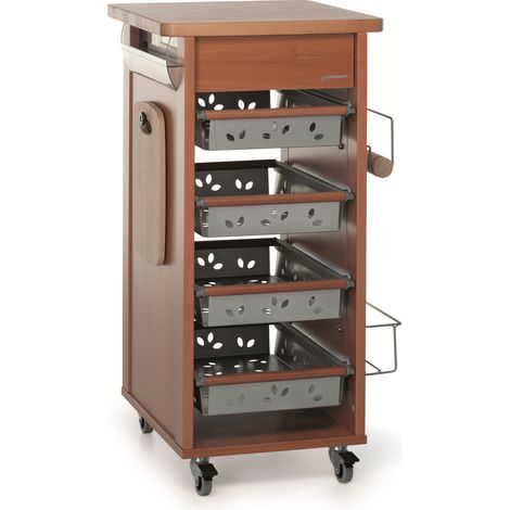 Foppapedretti Bistrot Metal Tableros de partículas, Madera Nuez, Madera natural (1/4)