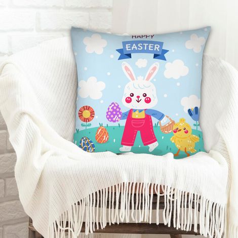 Housse de coussin lavable en machine pour canapé ou lit décoration de la saint-valentin (1/5)
