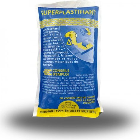 Super plastifiant pour béton et mortier - 160 ml Incolore - MATPRO