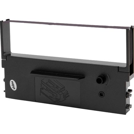 vhbw Ribbon Cartridge compatible with Citizen DP 750, DP 730 Dot Matrix, Receipt Printer - Black Ink Ribbon