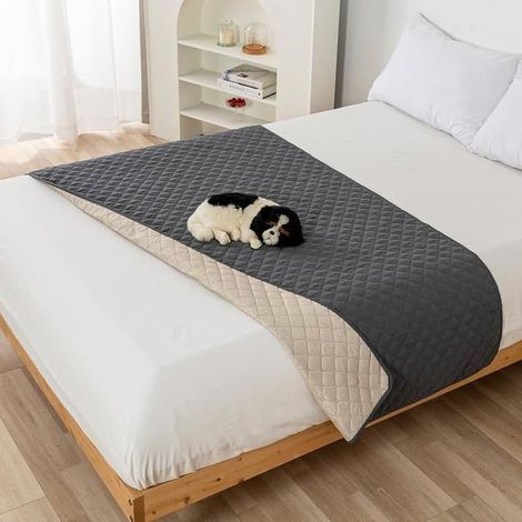 Waterproof Dog Mat, Non-Slip Pet Travel Mat, Dark Gray Style 275 (1/5)