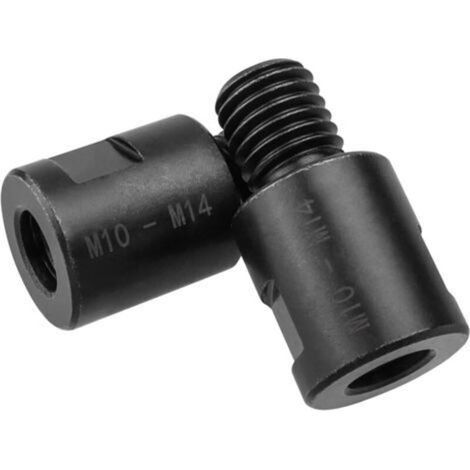 2 Pièces Adaptateurs M10 Filetage Femelle à M14 Mâle Convertisseur de Filetage M10 à M14 Adaptateur de Filetage Femelle M10 vers M14 Mâle pour Meuleuse d'Angle Outil Électrique