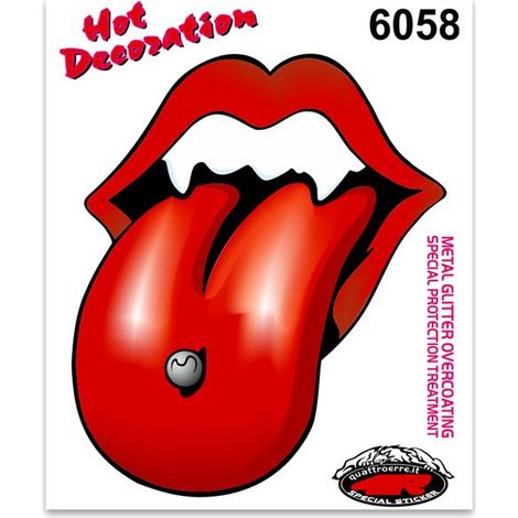 Adesivi Stickers Standard Lingua 10 x 12 cm (1/4)