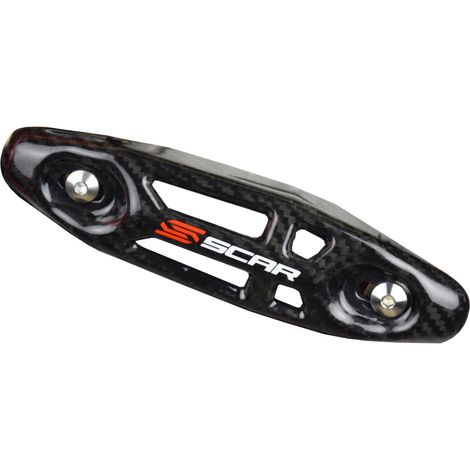 Cubierta universal de codo de escape de carbono Scar Racing 4T (1/2)