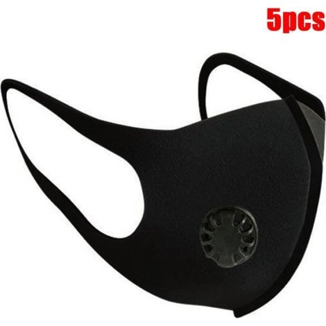 Masque de purification - OUTAD - 5pcs - Anti-poussière - Lavable - Avec valve (1/4)