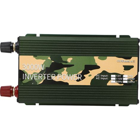 3000W 12V auf 110V Spannungswandler, modifizierte Sinuswelle, mit USB-Anschluss und Lüfter, für Autos. (1/5)