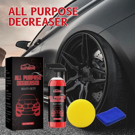Mehrzweckreiniger für Autolack, Felgen und Metalloberflächen schonende und effektive Reinigung hinterlässt ein frisches Finish – 120 ml + Schwamm + Tuch -- DE (1/5)