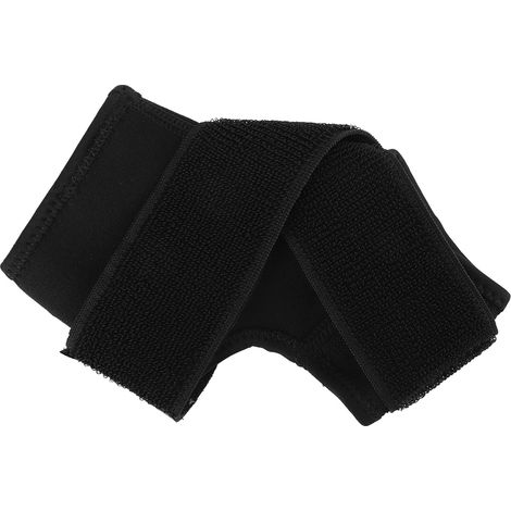 Cheville souple stabilisateur noir taille moyenne - attelle de soutien pour entorse, fracture, récupération articulaire du pied (1/5)