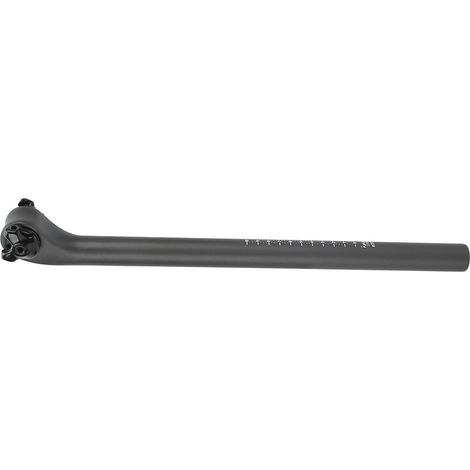 Tige de selle vélo carbone 27,2mm, léger et absorbant les chocs, avec déport de 20°, compatible selles rondes. (1/5)