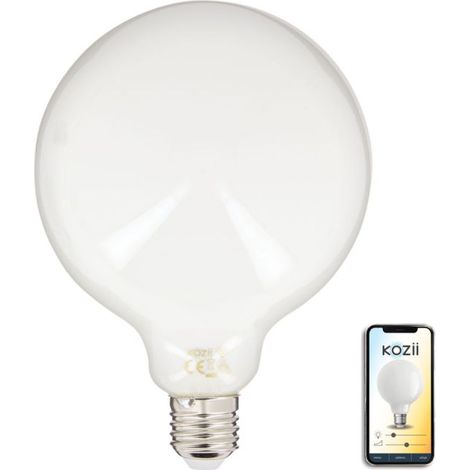 Ampoule LED connectée E27 7W 806 lumens – Multi-blancs 2700K à 6500K – Application Kozii – KRFE806B125OCCT (1/9)