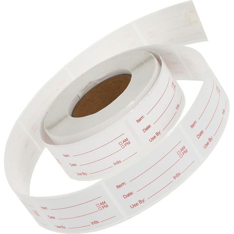 de 180 étiquettes autocollantes et imperméables pour dater