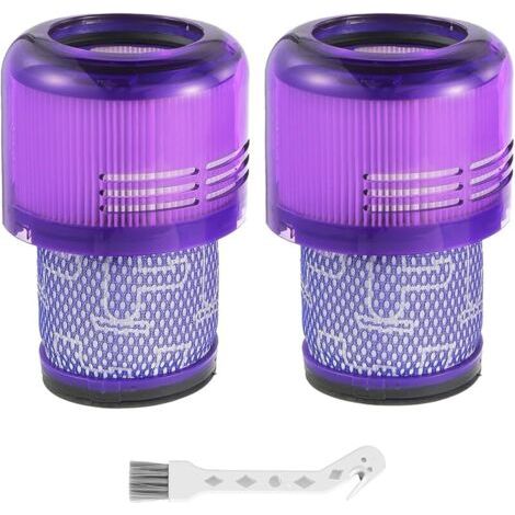 ALLIANDISFOREHILL Lot de 2 Filtres pour aspirateur Dyson V11 Animal/Absolute/Torque Drive/Fluffy/Complete Pro V15 Detect SV14 Aspirateur sans fil, Pices de rechange DY-970013-02 & 97001302 (1/5)