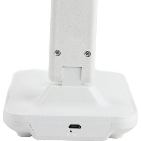 Lampe de table LED rechargeable avec protection oculaire, variateur tactile et support pliable à 180°, idéale pour l'apprentissage. Version rechargeable. (1/5)