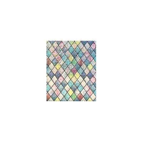 Film pour vitrail, 30200cm, Autocollants en Verre colorés, adhésif Statique, PVC réutilisable, Film de confidentialité épais pour fenêtre, pour la Maison, Le Bureau, l'école (1/5)