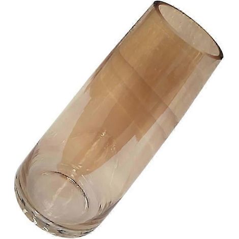 Vase hydroponique créatif style nordique, contenant à fleurs, décoration intérieure, verre ambré, 22,2 x 18,8 x 7,6 cm (1 pièce) (1/5)