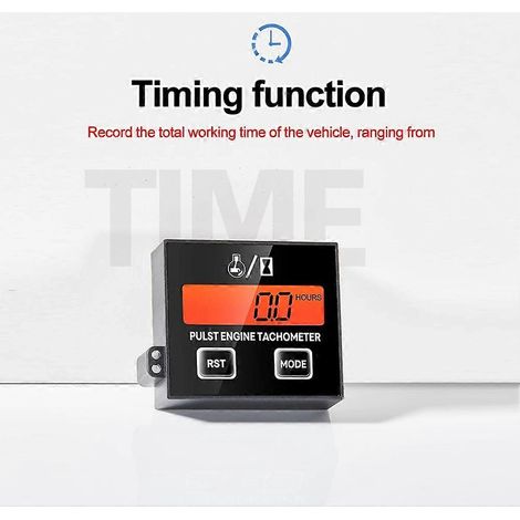 Compteur de tours/minute pour moto, quad, tondeuse à gazon, moteur à essence, bougies d'allumage, étanche. (1/5)