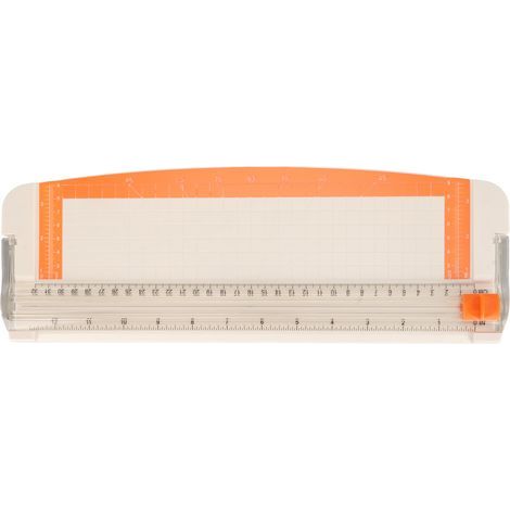 Präziser A4-Papierschneider 32 cm mit integriertem Lineal, für saubere Schnitte im Büro, in der Schule und zu Hause. (1/5)
