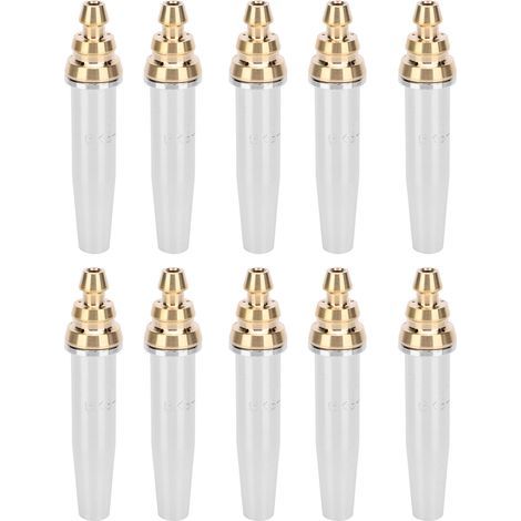 Outils pneumatiques, buse de coupe au de type manchon 10 pièces en acier inoxydable GK3-2 pour l'industrie des machines pour l'industrie pour ajuster la flamme pour les outils. (1/5)