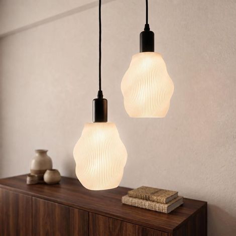Lampada da soffitto a forma di vaso LED stampata in 3D E27 4W 3000K – Design versatile ed elegante (1/4)