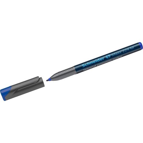 Marqueur universel Maxx 224 permanent M bleu, paquet de 10