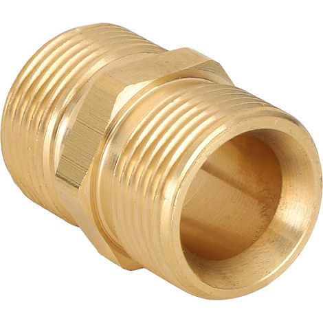 Adaptateur de Pulvrisateur Haute Pression, Raccord Filet Male Mtrique M22 14mm Male X 14mm Male Adaptateur D'extension de Tuyau de Nettoyeur Haute Pression.