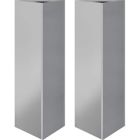 Maison Exclusive - Pflanzkübel 2 Stk. Dreieckig 30x26x75 cm Verzi