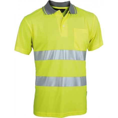 Triuso Vizwell Warnschutz-Poloshirt VWP1A Gr. XL gelb (1/3)